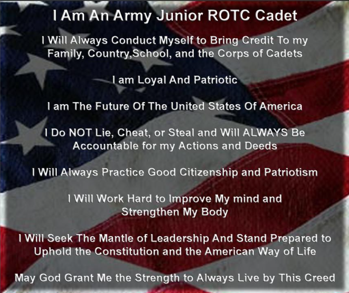 Cadet Creed – Philadelphia Military Academy At Elverson